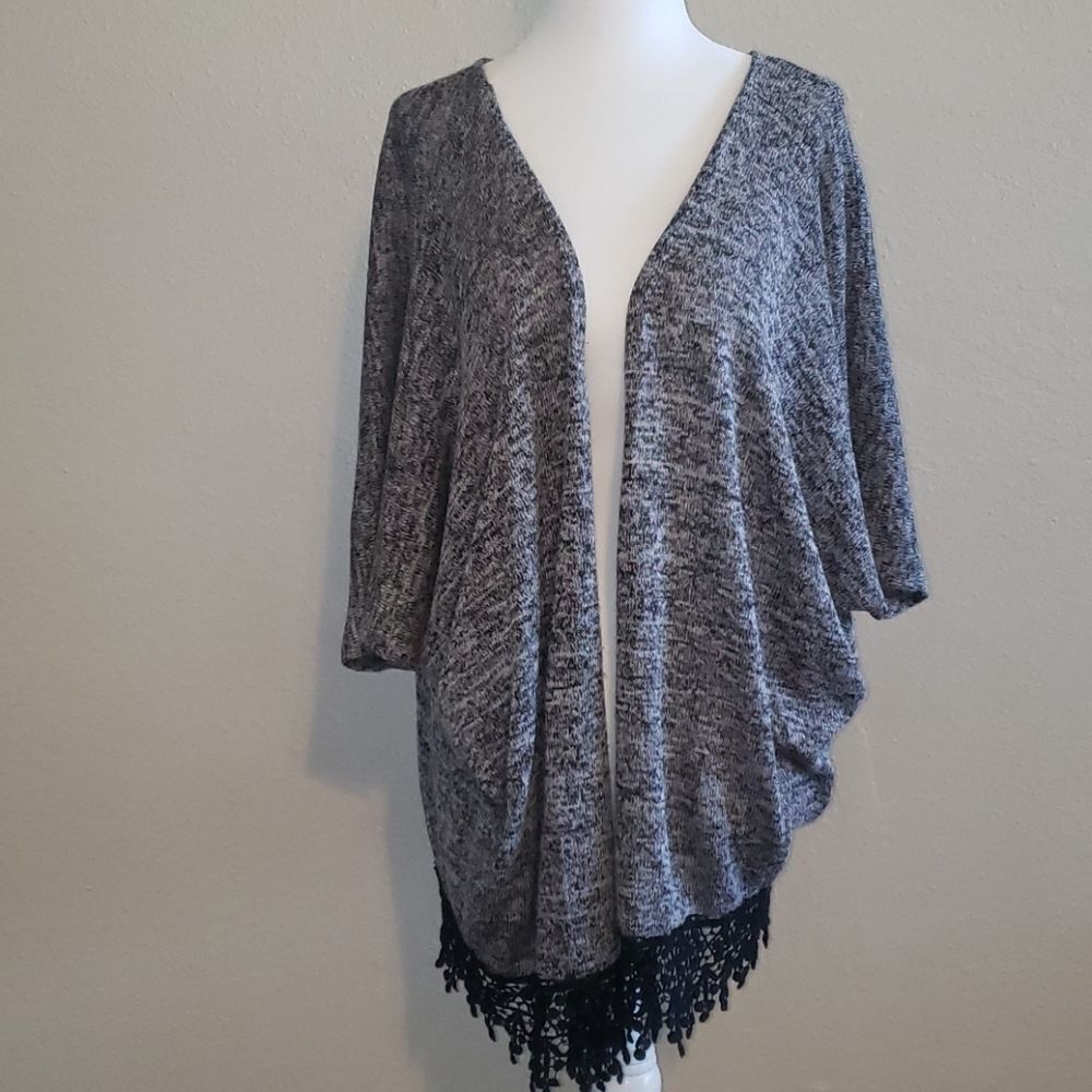 Nella Fantasia Open Front Cardigan sz S